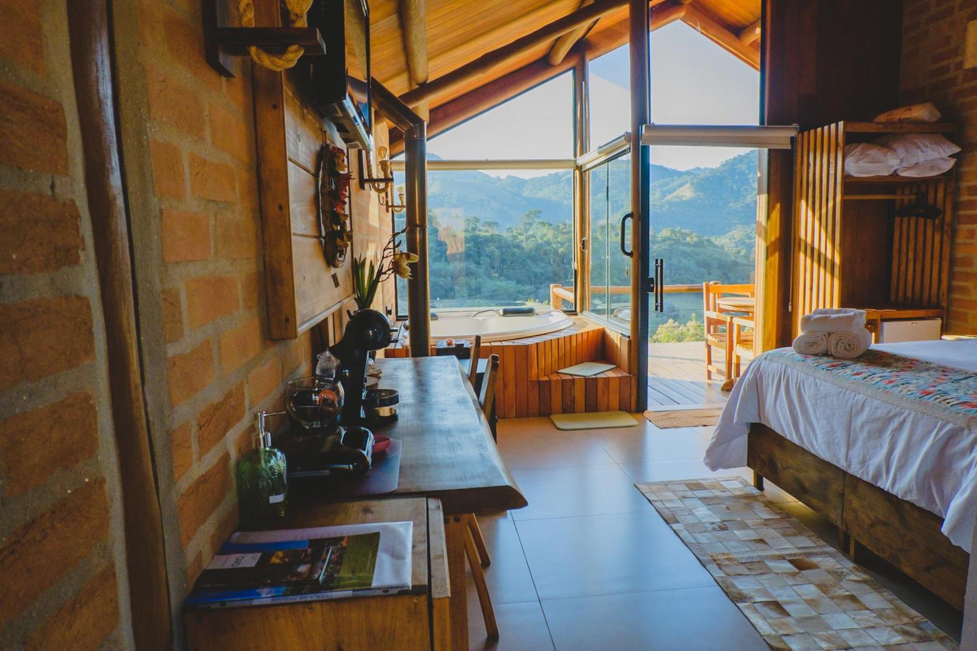 Pousada Ho'Oponopono Chalets & Wine Sapucaí-Mirim Eksteriør bilde